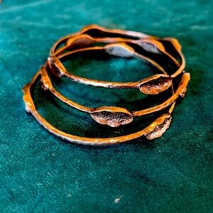 Set of bronze bangles
